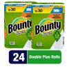 Bounty Select-A-Size Paper Towels, White (24 Double Plus Rolls)