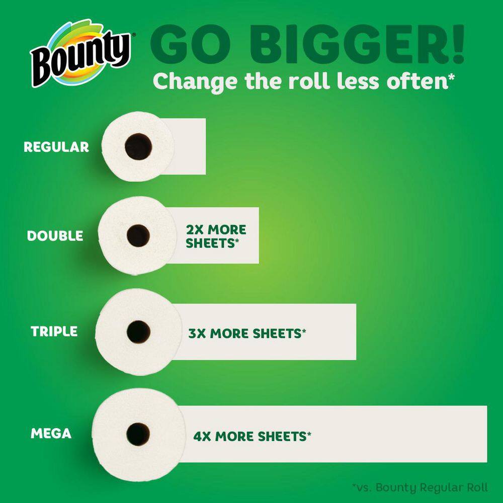 Bounty Select-A-Size Paper Towels, White (24 Double Plus Rolls)1