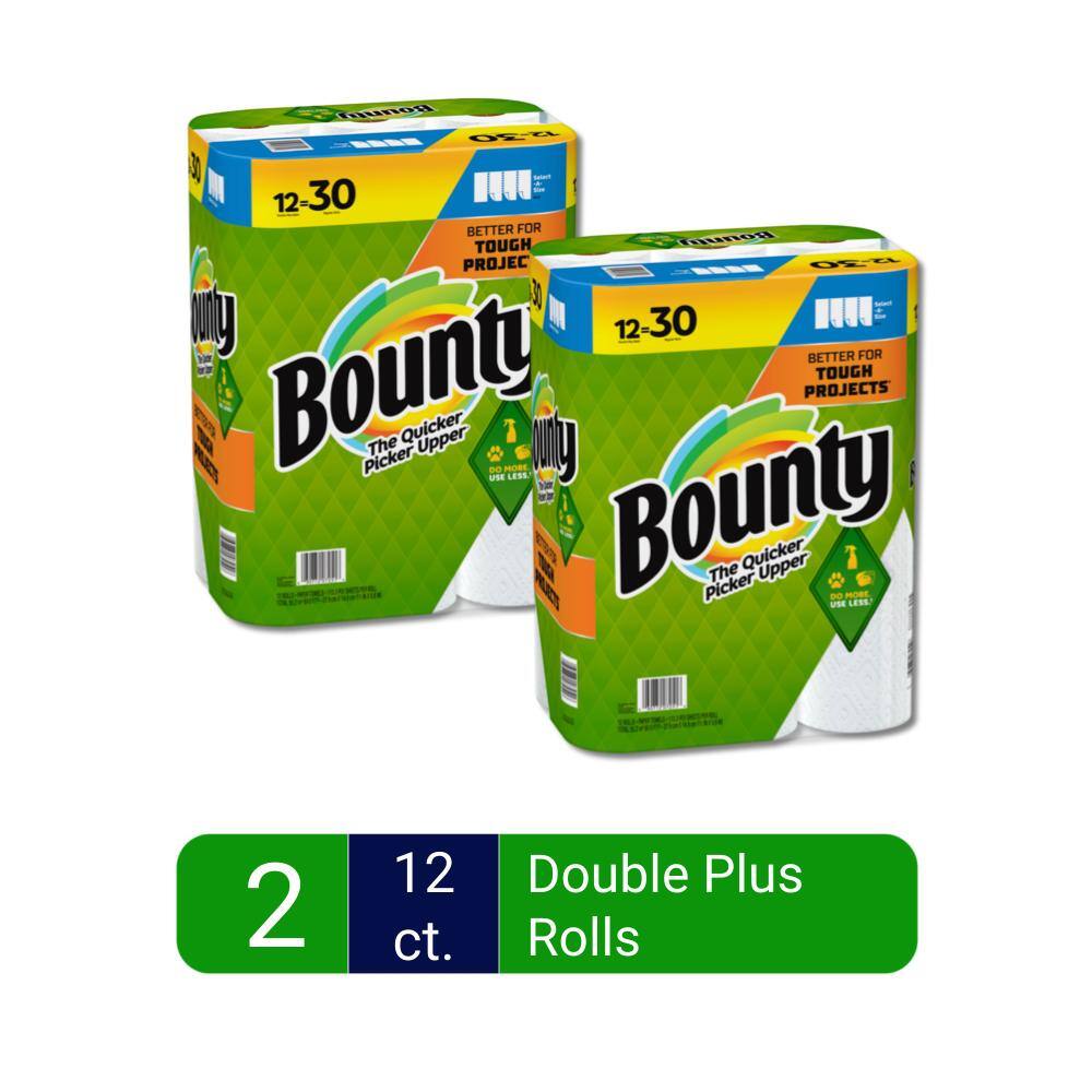 Bounty Select-A-Size Paper Towels, White (24 Double Plus Rolls)7