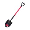 Bully Tools 62510 35.5 in. Fiberglass D-Grip Handle 14-Gauge Steel Round Point Shovel