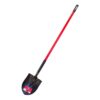 Bully Tools 62515 49.25 in. Fiberglass Long Handle 14-Gauge Steel Round Point Shovel
