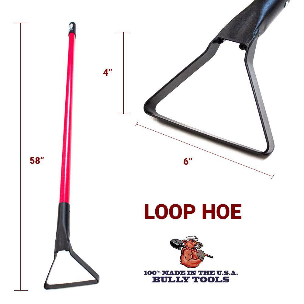 Bully Tools 92348 12-Gauge Loop Hoe with Fiberglass Handle6
