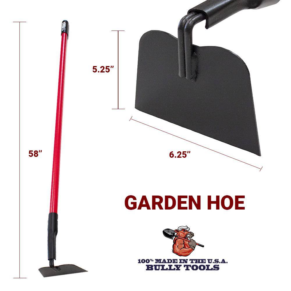 Bully Tools 92353 12-Gauge Garden Hoe with Fiberglass Handle9