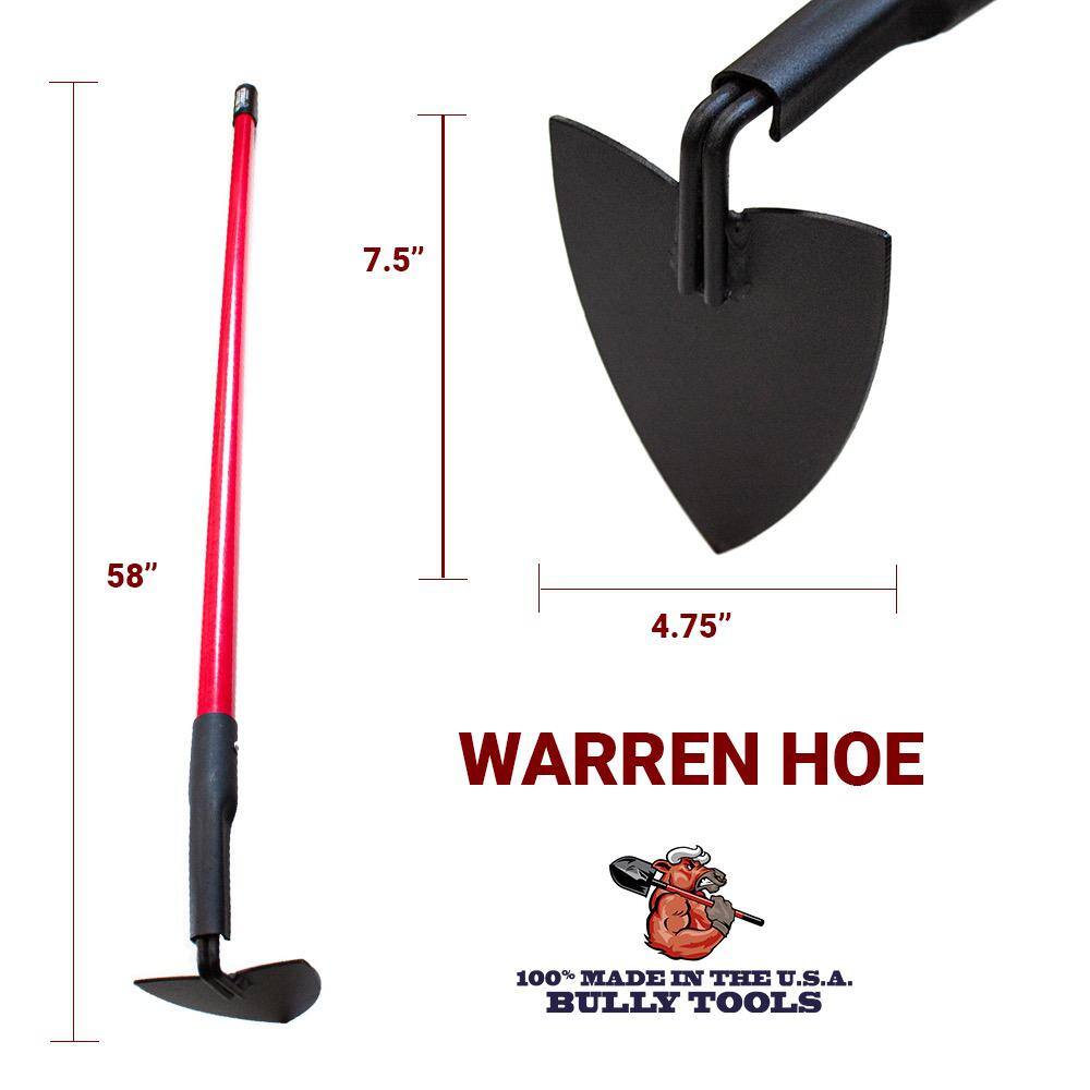 Bully Tools 92354 12-Gauge Warren Hoe with Fiberglass Handle6