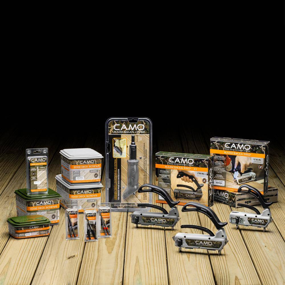 CAMO 0345144 2-3 8 in. Exterior Decking Screw - Edge Hidden Deck Fasteners (700-Count)0