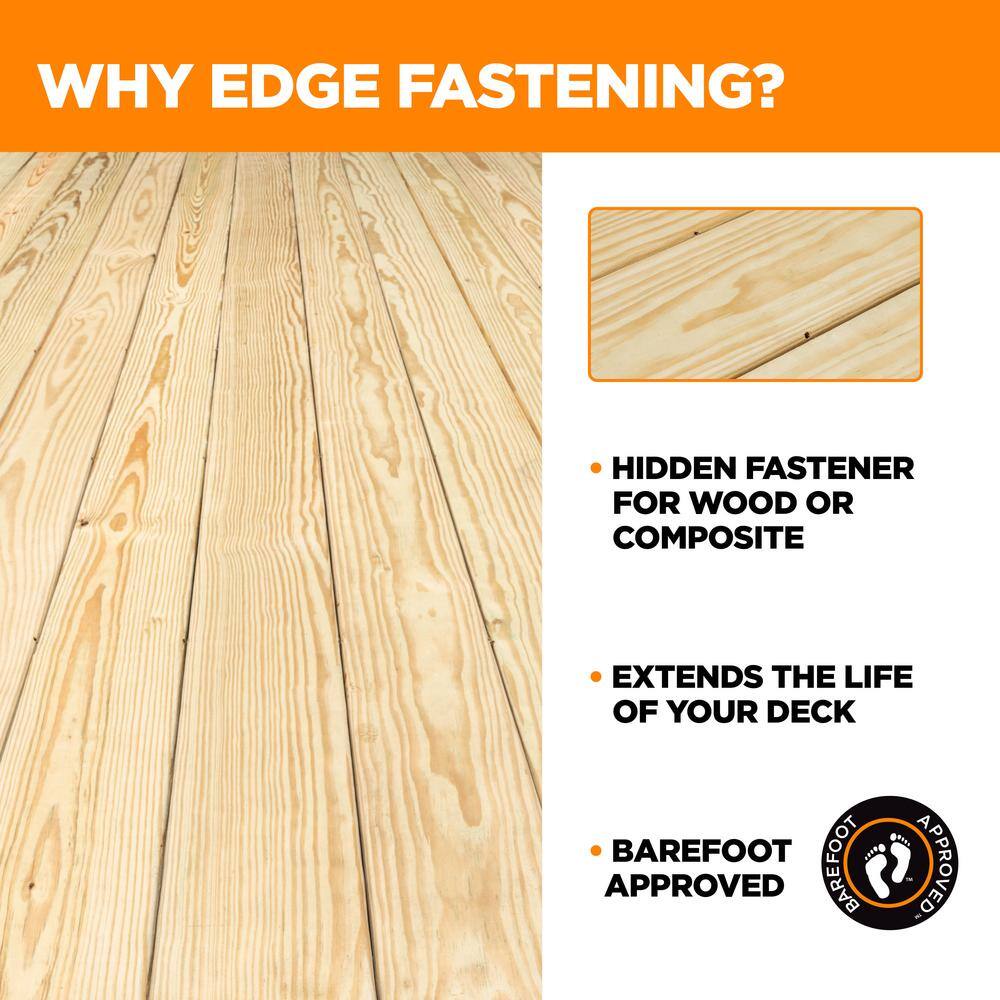 CAMO 0345144 2-3 8 in. Exterior Decking Screw - Edge Hidden Deck Fasteners (700-Count)5