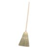 Carlisle 4135067 56 in. Blended Corn Bristle 5-Stitch Warehouse Janitorial Broom (12-Pack)