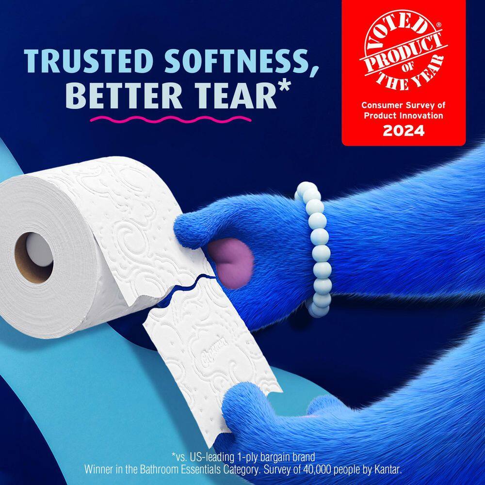 Charmin Ultra-Soft Smooth Tear Toilet Paper Rolls (24 Mega Plus Rolls)1