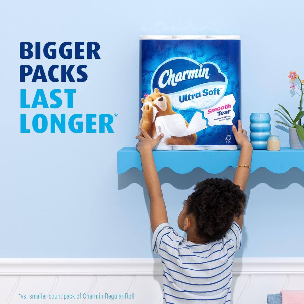 Charmin Ultra-Soft Smooth Tear Toilet Paper Rolls (24 Mega Plus Rolls)11