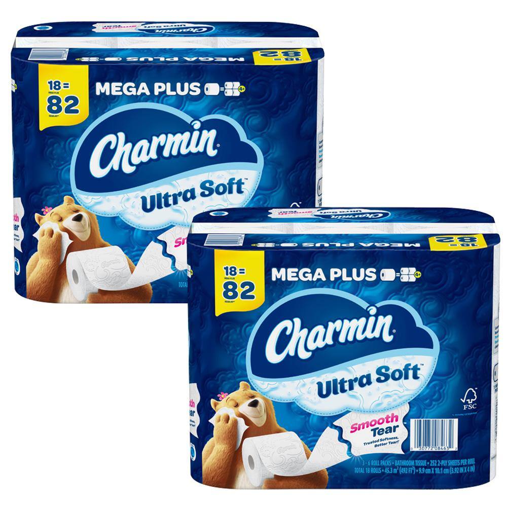 Charmin Ultra-Soft Smooth Tear Toilet Paper Rolls (36 Mega Plus Rolls)11