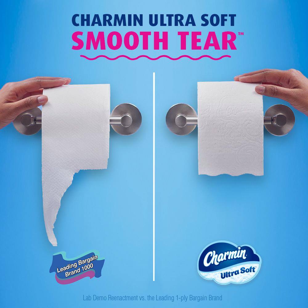 Charmin Ultra-Soft Smooth Tear Toilet Paper Rolls (36 Mega Plus Rolls)12