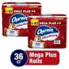 Charmin Ultra Strong White Toilet Paper Roll (36 Mega Plus Rolls)