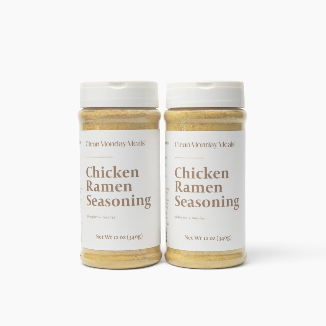 Clean Monday Meals Chicken Ramen Seasoning Mix Dairy Free & Gluten Free Two Pack Clean Monday Meals Chicken Ramen Seasoning Mix | Dairy Free & Gluten Free | Two Pack