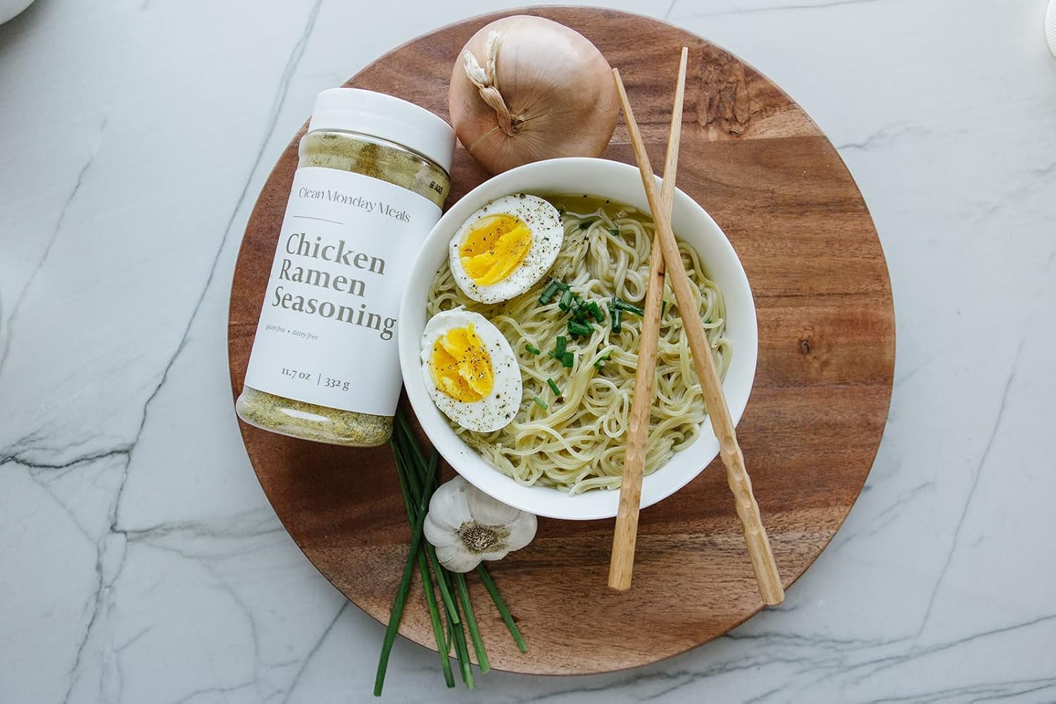 Clean Monday Meals Chicken Ramen Seasoning Mix Dairy Free & Gluten Free Two Pack5
