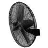 Comfort Zone CZHVW30EX 30 in. Black High-Velocity Oscillating Wall Fan