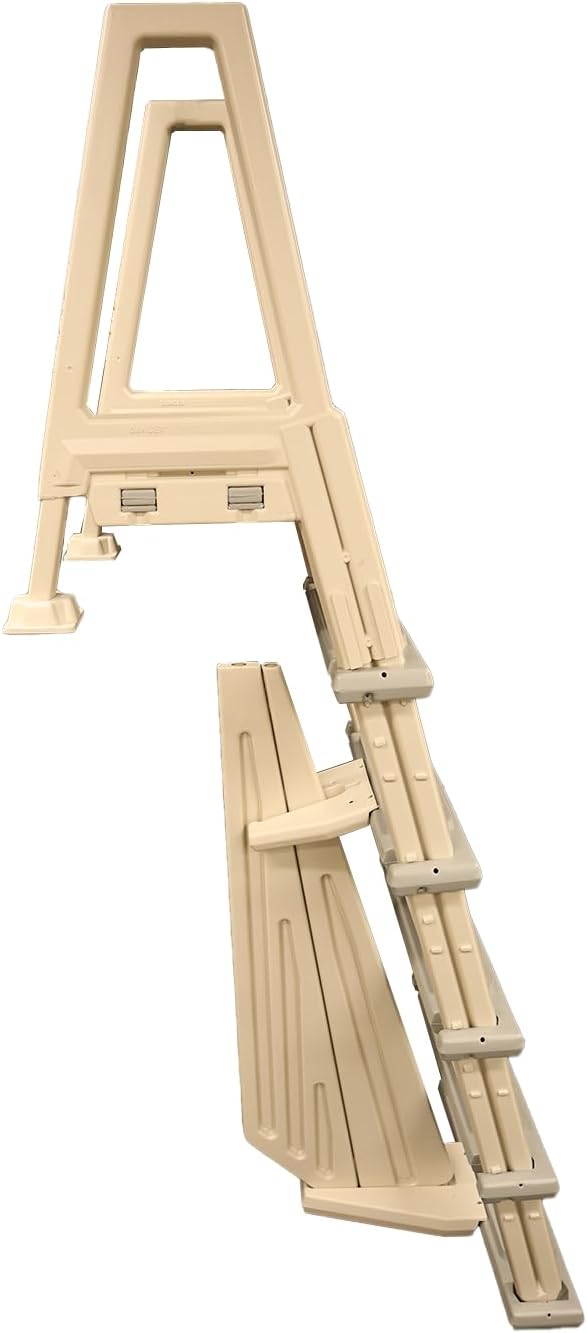 Confer Plastics 6000X Heavy Duty Above Ground in-Pool Swimming Ladder for Decks Adjustable from 42IN to 56IN HIGH1