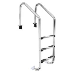Costway Q1WWR731 Swimming Pool Ladder 3-Step Stainless Steel for In Ground Pool