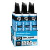 DAP 7079808642 Silicone 9.8 oz. Black Window, Door and Siding Sealant (12-Pack)