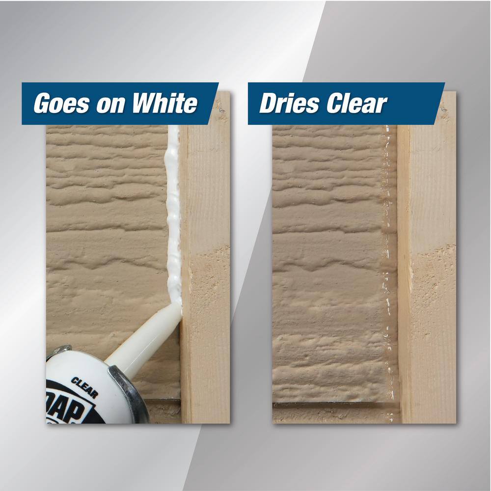 DAP 7079818212 Dynaflex Ultra 10.1 oz. Clear Advanced Exterior Window, Door and Siding Sealant (12-Pack)2