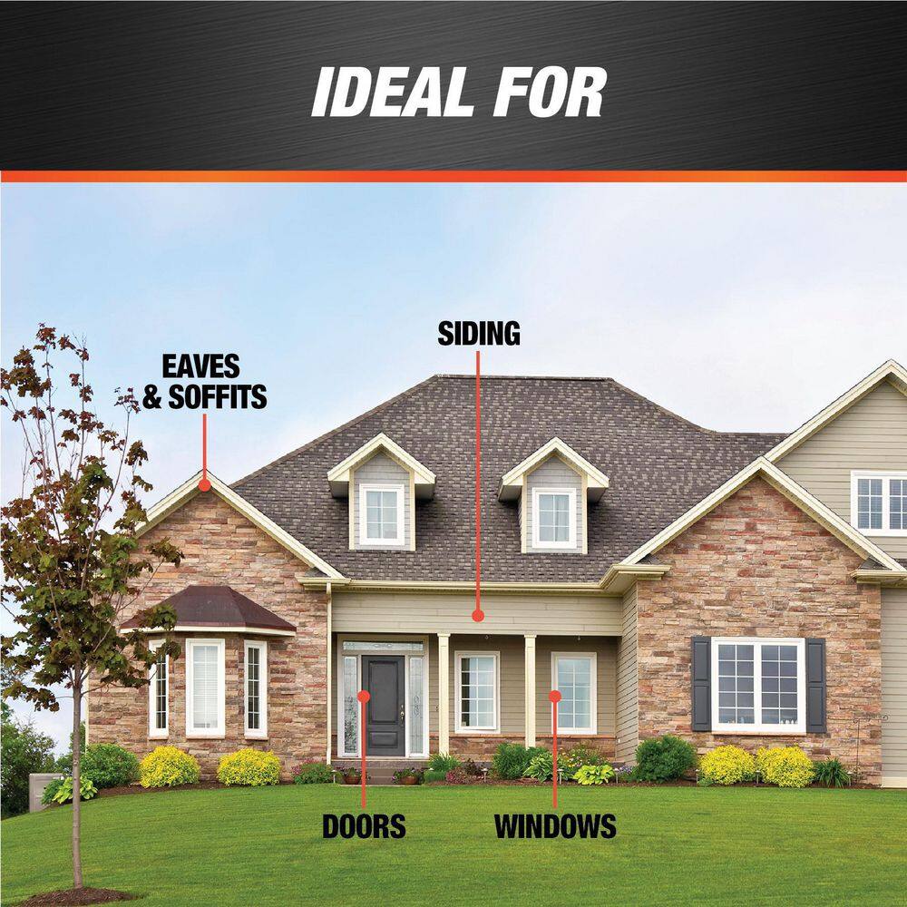 DAP 7079818212 Dynaflex Ultra 10.1 oz. Clear Advanced Exterior Window, Door and Siding Sealant (12-Pack)6