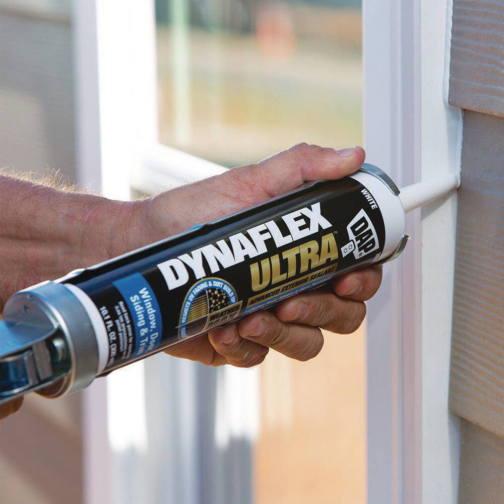 DAP 7079818212 Dynaflex Ultra 10.1 oz. Clear Advanced Exterior Window, Door and Siding Sealant (12-Pack)8