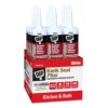 DAP 7079818510 Kwik Seal Plus 10.1 oz. White Premium Kitchen and Bath Siliconized Caulk (12-Pack)