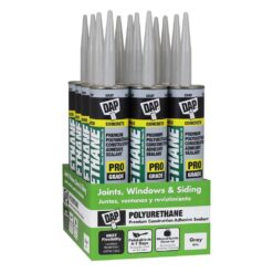 DAP 7079818814 Polyurethane 10.1 oz. Gray Premium Commercial Grade Sealant (12-Pack)