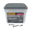 DECKMATE 158DMG25BK #8 x 1-5/8 in. Green Exterior Self-Starting Torx Flat-Head Wood Deck Screws (25 lb./1543-Piece)