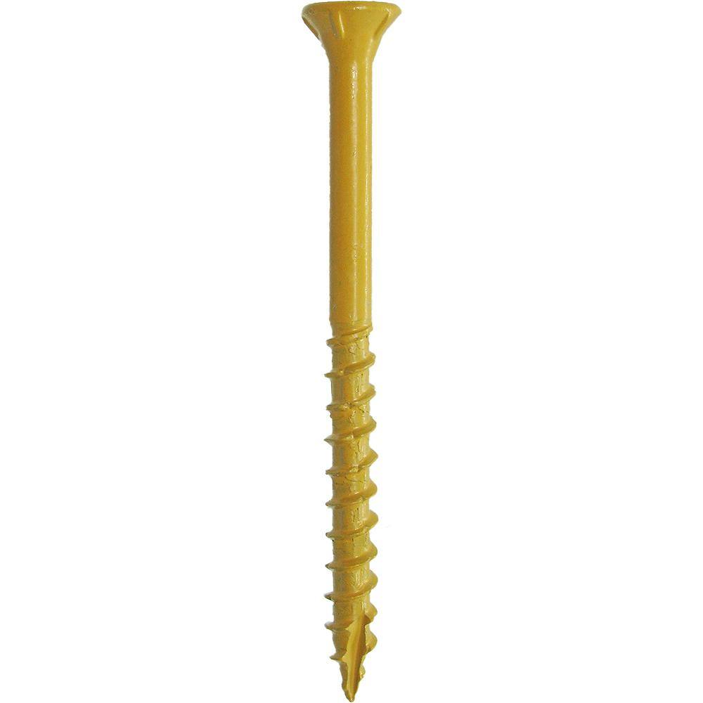 DECKMATE 212DMT25BK #9 x 2-1 2 in. Tan Torx Flat-Head Wood Deck Screws (25 lb. 1823-Piece)1
