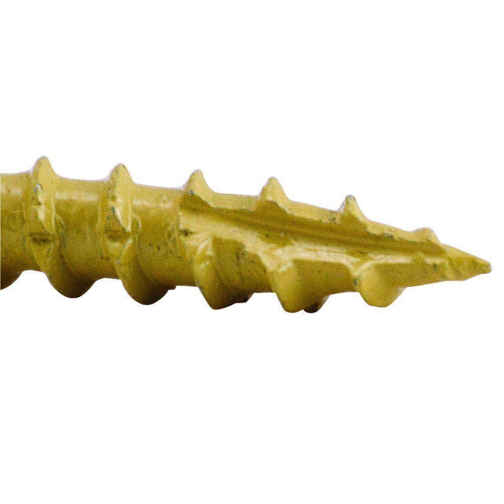 DECKMATE 212DMT25BK #9 x 2-1 2 in. Tan Torx Flat-Head Wood Deck Screws (25 lb. 1823-Piece)5