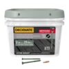 DECKMATE 3DMG25BK #9 x 3 in. Green Exterior Self-Starting Torx Flat-Head Wood Deck Screws (25 lb./1543-Piece)