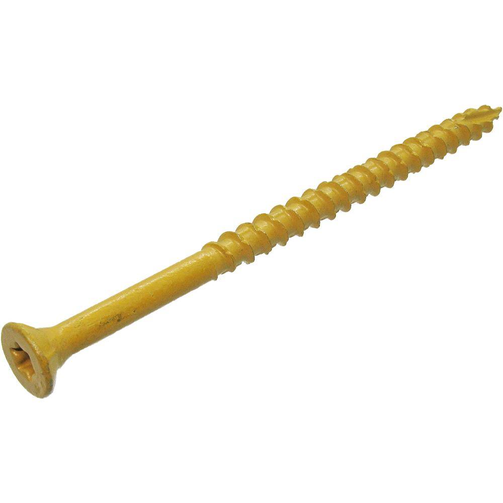 DECKMATE 3DMT25BK #9 x 3 in. Tan Self-Starting Torx Flat-Head Exterior Wood Deck Screws (25 lb. 1543-Piece)1