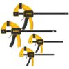 DEWALT DWHT83196 Medium and Large Trigger Clamp Set (4 Piece)