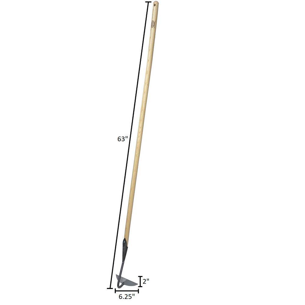 DeWit 31-20 52 in. Ash Hardwood Handle Garden Hoe-Half Moon Pull Hoe5