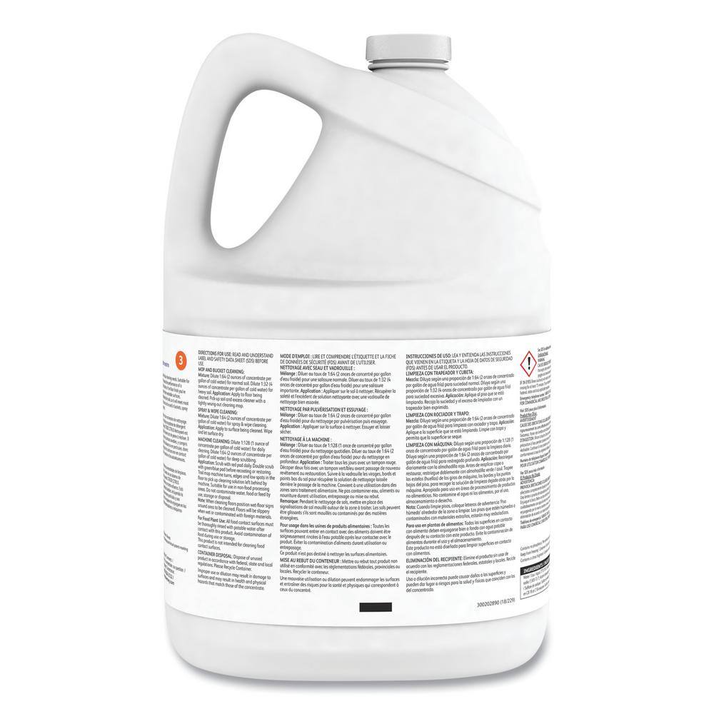 Diversey 1 Gal. Stride Neutral All-Purpose Cleaner, Citrus (4-Bottles Carton)1