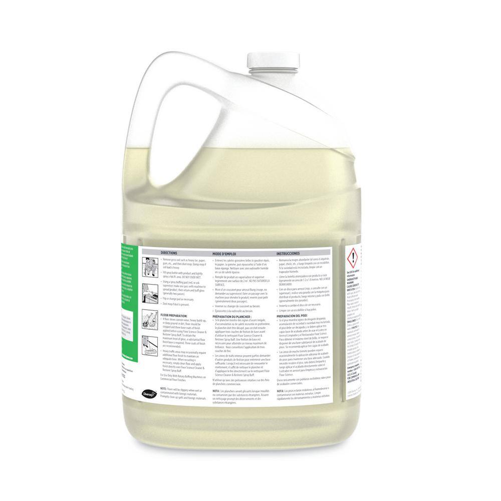 Diversey Floor Science 1 Gal. Citrus Cleaner Restorer Spray Buff Bottle (4 per Carton)1