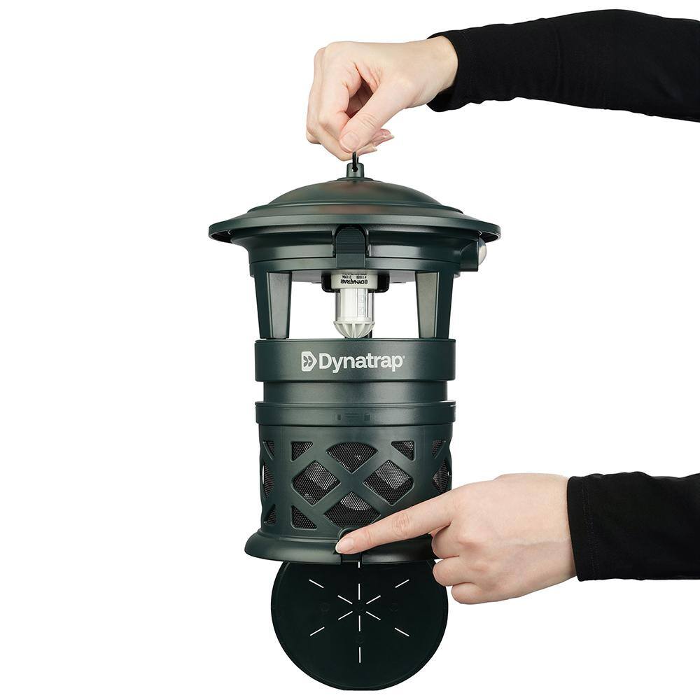 Dynatrap DT1130-GRSR 1 2 Acre LED Outdoor Insect Trap - Traps Mosquitoes, Flies, Moths & More Flying Insects - Bug Zapper Alternative - Green13