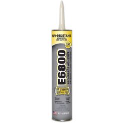 E6800 262011 10.2 fl. oz. UV Resistant Cartridge Adhesive (12-Pack)