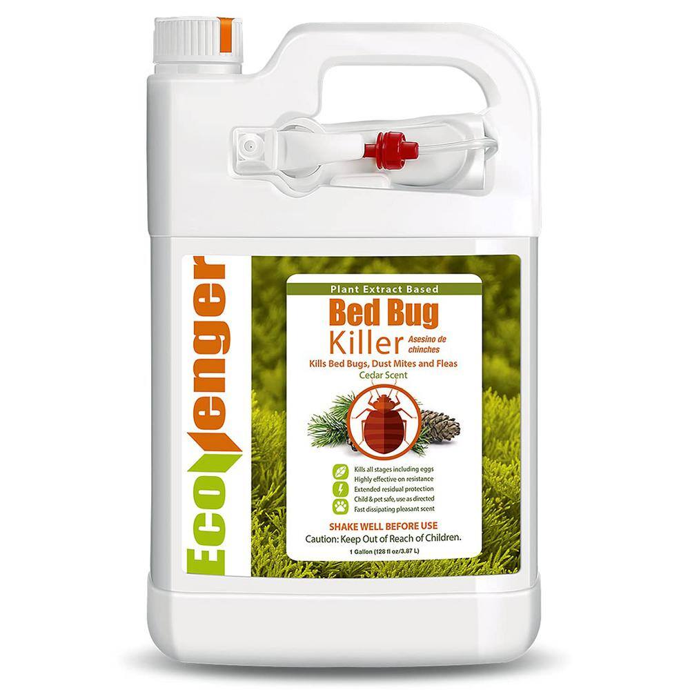 ECOVENGER EB1RM5001G Bed Bug Killer by EcoRaider 1GL W trigger −100% Efficacy Kills All Stages Eggs, Plant-Based, Child Pet-Safe ECOVENGER EB1RM5001G Bed Bug Killer by EcoRaider 1GL W/trigger −100% Efficacy Kills All Stages/Eggs, Plant-Based, Child/Pet-Safe