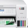 Epson EcoTank ET-3830 Wireless Color All-in-One Cartridge-Free Supertank Printer with Scan, Copy, Auto 2-Sided Printing and Ethernet – The Perfect Printer Productive Families,White