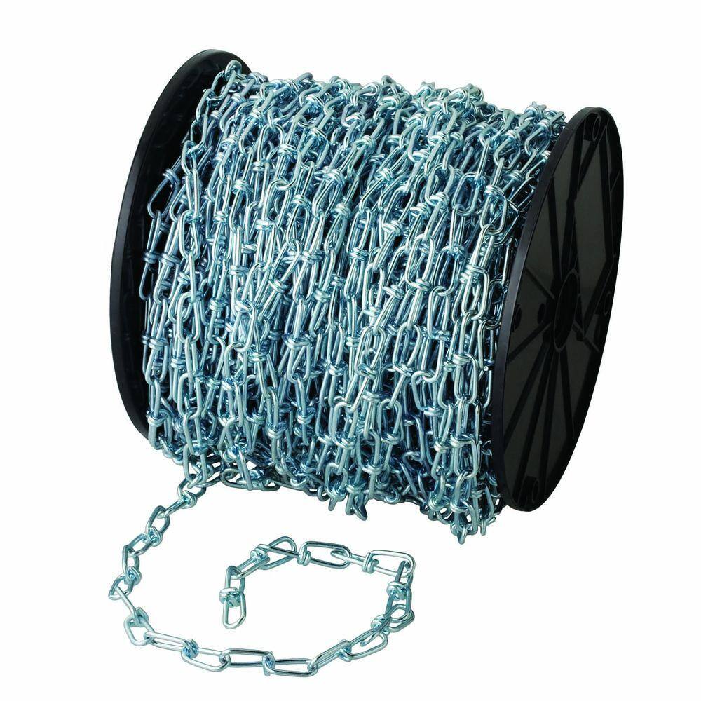 Everbilt 64360 #1 x 100 ft. Zinc Plated Steel Double Loop Chain Everbilt 64360 #1 x 100 ft. Zinc Plated Steel Double Loop Chain