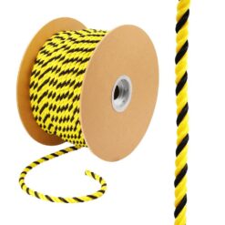 Everbilt 70350 1/2 in. x 300 ft. Black and Yellow Twisted Polypropylene Rope