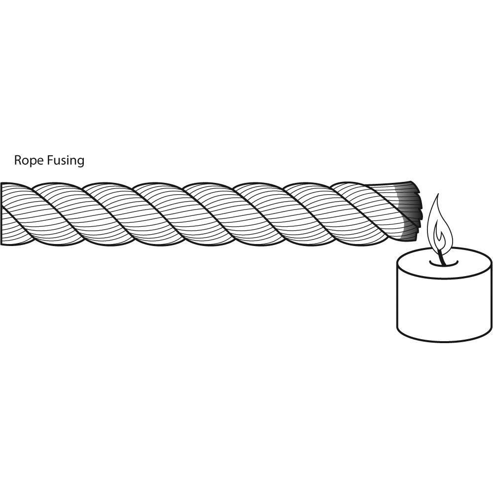 Everbilt 70350 1 2 in. x 300 ft. Black and Yellow Twisted Polypropylene Rope3