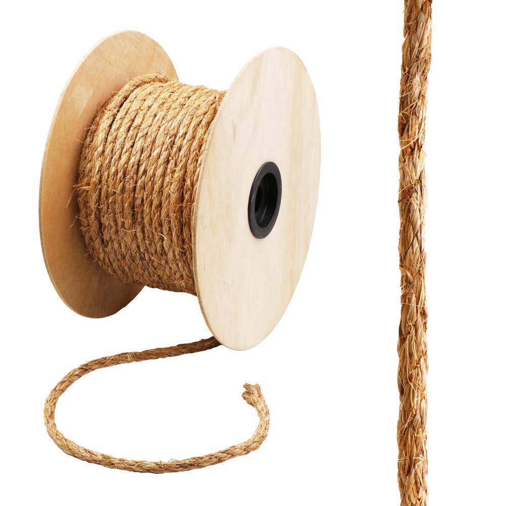 Everbilt 70370 1 2 in. x 200 ft. Natural Twisted Manila Rope Everbilt 70370 1/2 in. x 200 ft. Natural Twisted Manila Rope
