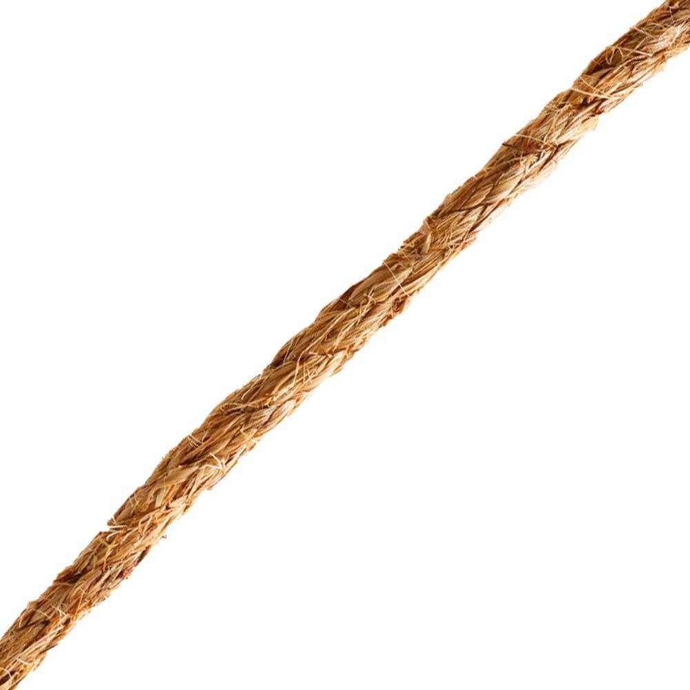 Everbilt 70370 1 2 in. x 200 ft. Natural Twisted Manila Rope`1