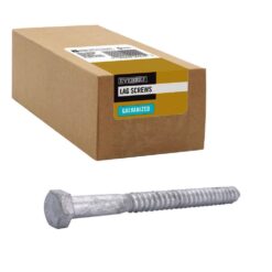 Everbilt 803990 1/2 in. x 6 in. Hex Galvanized Lag Screw (25-Pack)