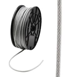 Everbilt 806390 1/8 in. x 250 ft. Galvanized Vinyl Coated Steel Wire Rope