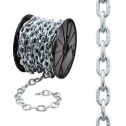 Everbilt 806460 #2/0 x 50 ft. Zinc Plated Steel Passing Link Chain