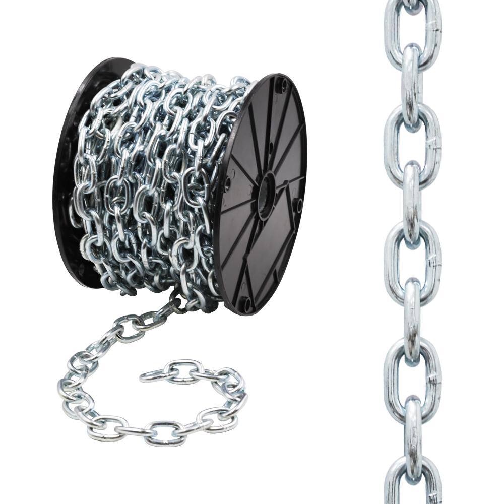Everbilt 806460 #2 0 x 50 ft. Zinc Plated Steel Passing Link Chain Everbilt 806460 #2/0 x 50 ft. Zinc Plated Steel Passing Link Chain