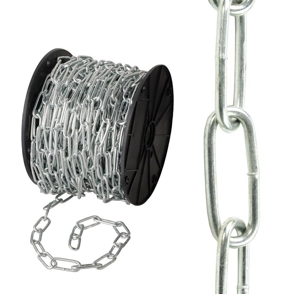 Everbilt 810360 #135 x 75 ft. Stainless Plated Steel Handy Link Chain Everbilt 810360 #135 x 75 ft. Stainless Plated Steel Handy Link Chain